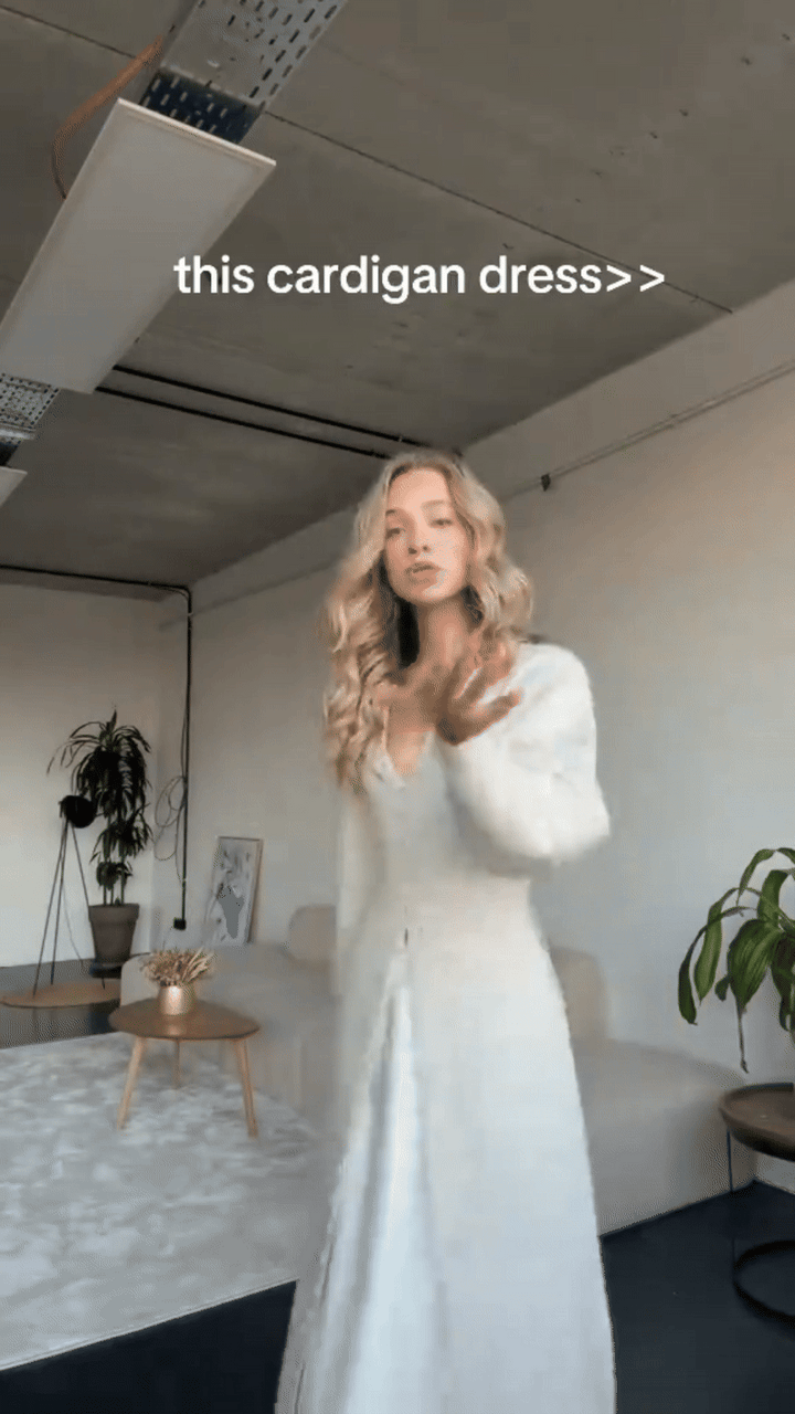 Brinley | Pletené šaty s prednými gombíkmi