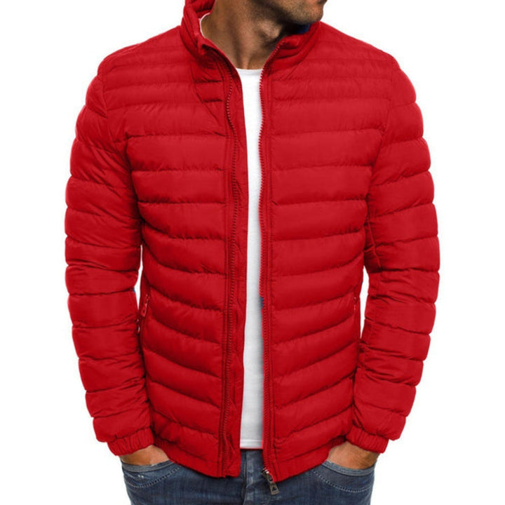 Parker - Krátka Zimná Bunda Prešívaný Dizajn Zips