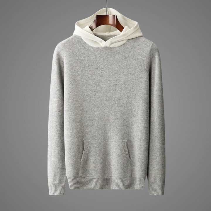 Logan - Sveter S Kapucňou Dlhý Rukáv Rovný Strih