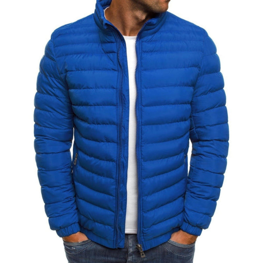 Parker - Krátka Zimná Bunda Prešívaný Dizajn Zips
