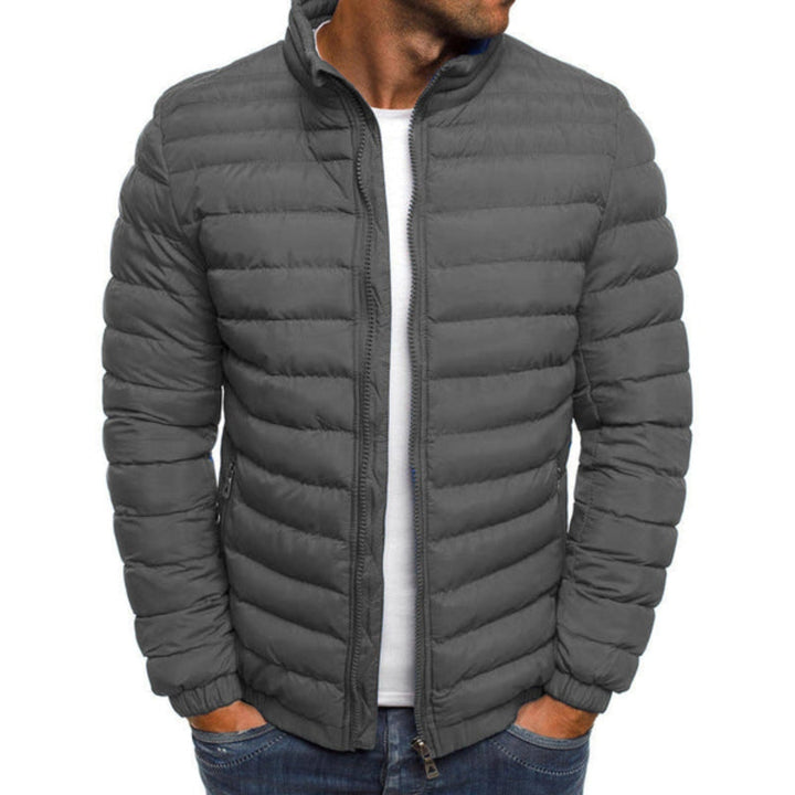 Parker - Krátka Zimná Bunda Prešívaný Dizajn Zips