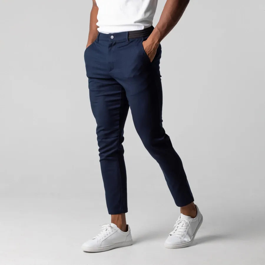 Brooks - Formálne Nohavice Slim Strih Elastický Pás