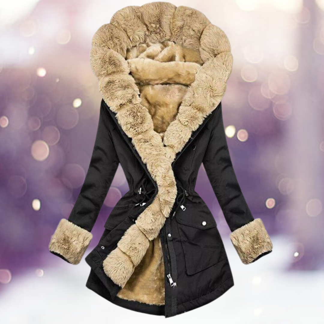 Chloe - Zimná Parka S Kapucňou Kožušinová