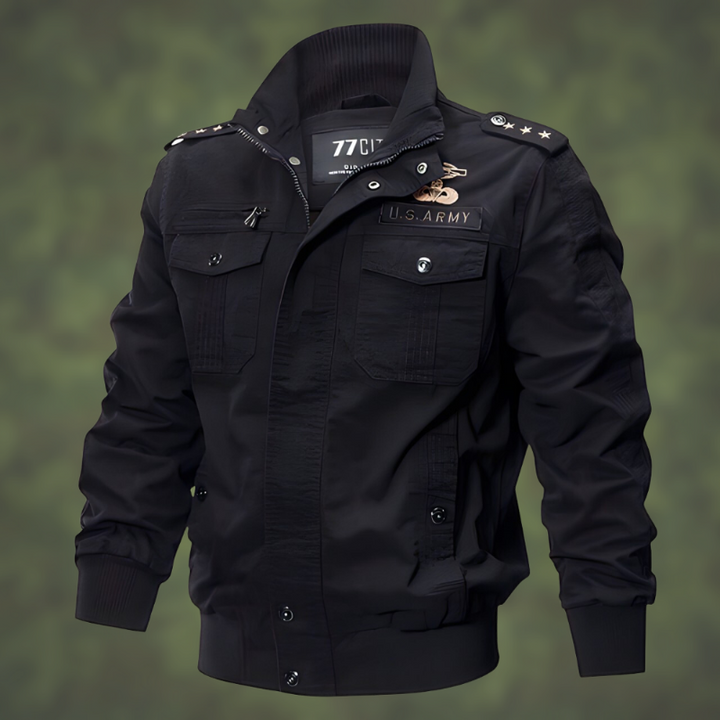Wyatt - Krátka Bunda S Kapucňou Zapínanie Zips