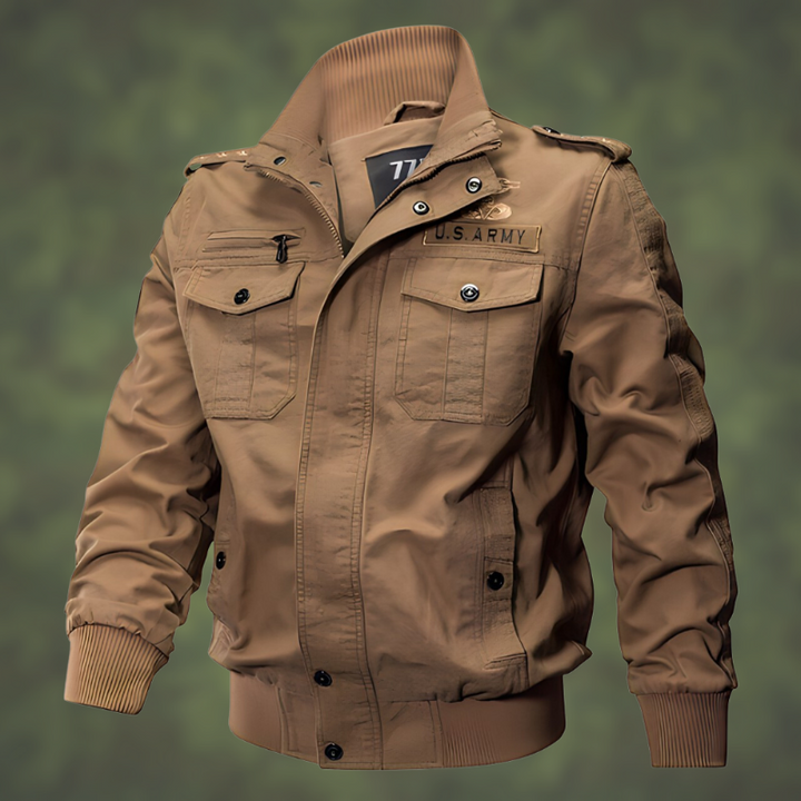 Wyatt - Krátka Bunda S Kapucňou Zapínanie Zips