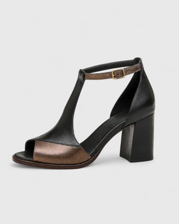 Skyler - Sandále Na Podpätku Remienok Otvorená Špička Elegantný Dizajn
