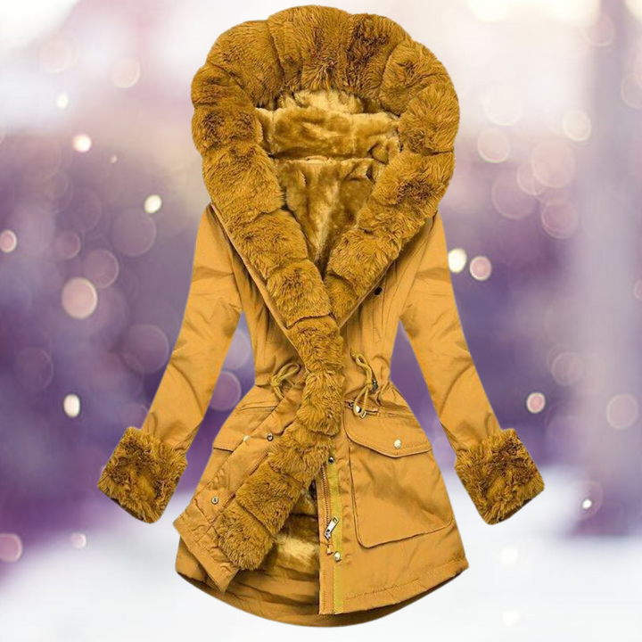 Chloe - Zimná Parka S Kapucňou Kožušinová