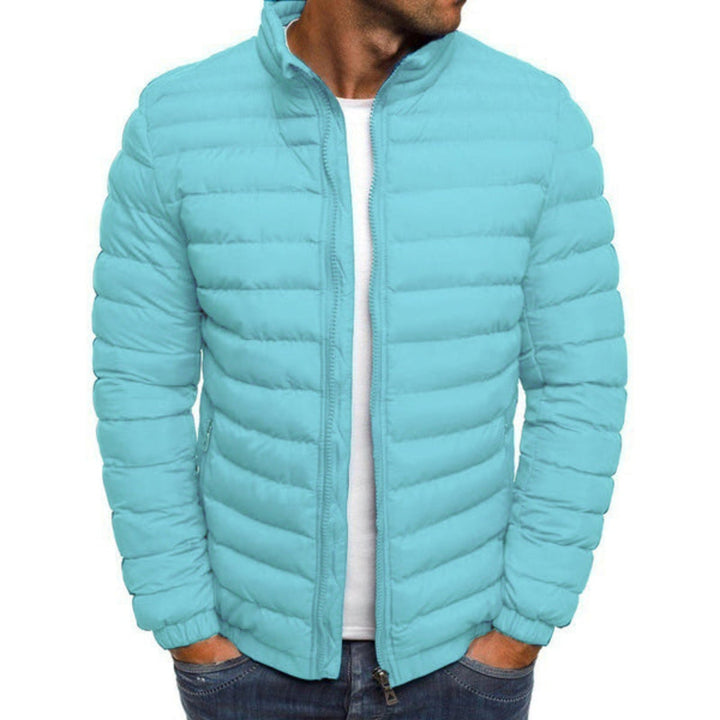 Parker - Krátka Zimná Bunda Prešívaný Dizajn Zips
