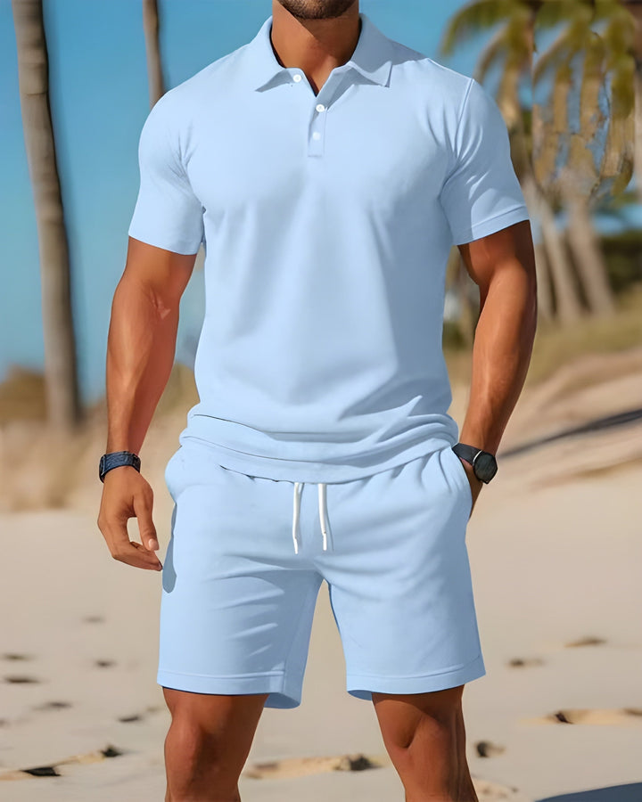 Ethan - Letný Set Polo Tričko Šortky Krátky Rukáv