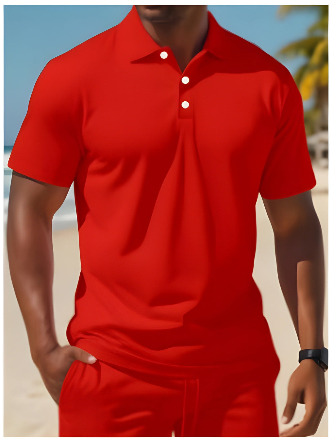 Ethan - Letný Set Polo Tričko Šortky Krátky Rukáv