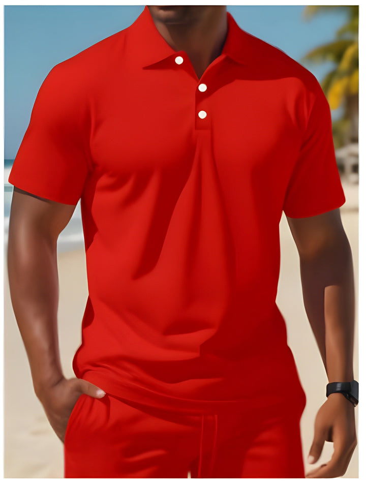 Ethan - Letný Set Polo Tričko Šortky Krátky Rukáv